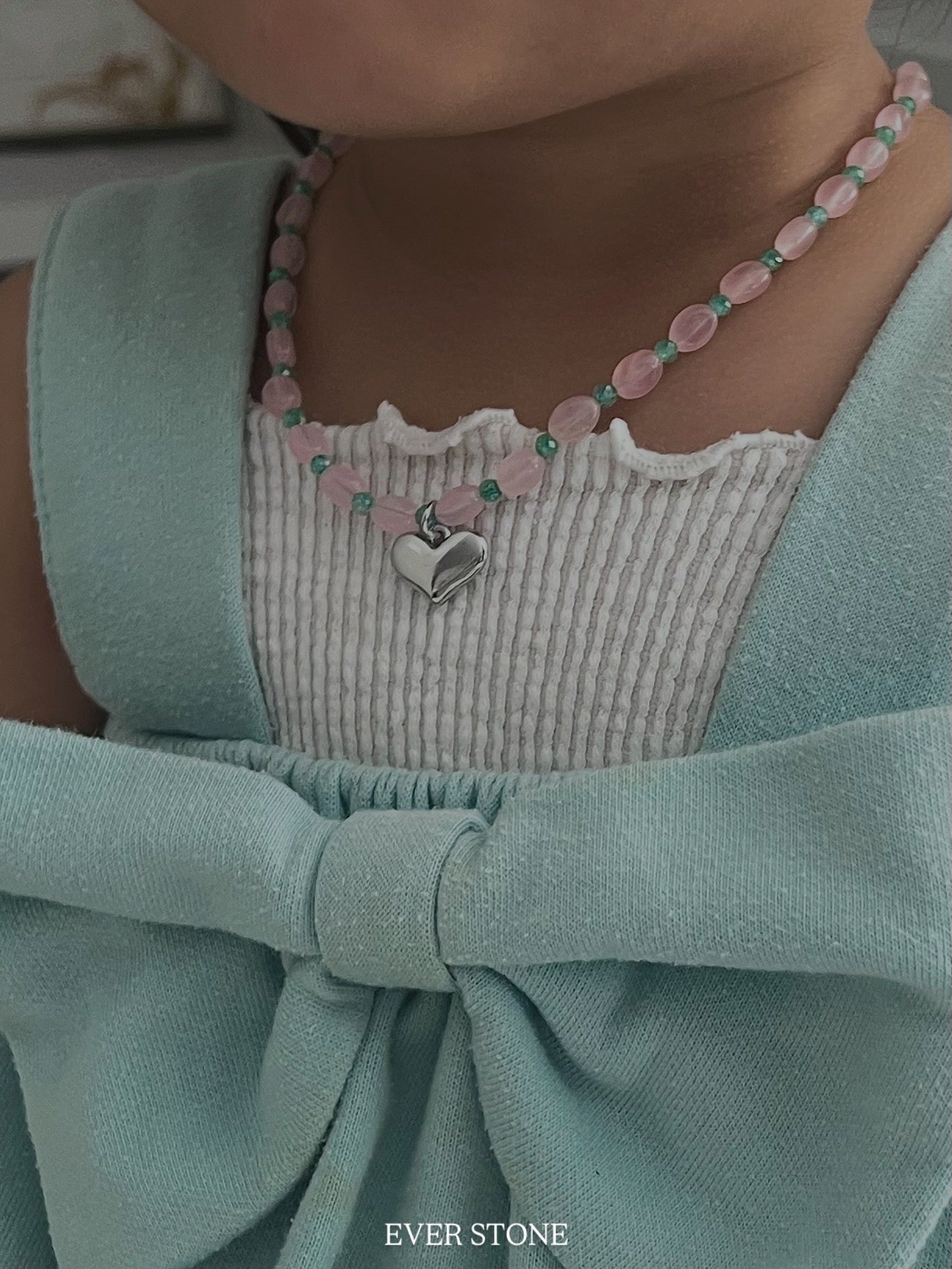 Rosy Mint Heart