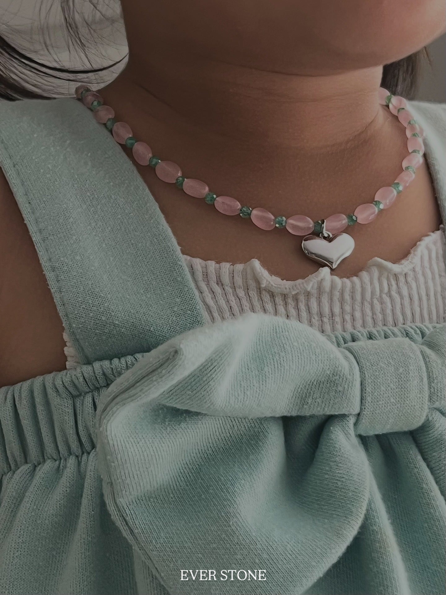 Rosy Mint Heart