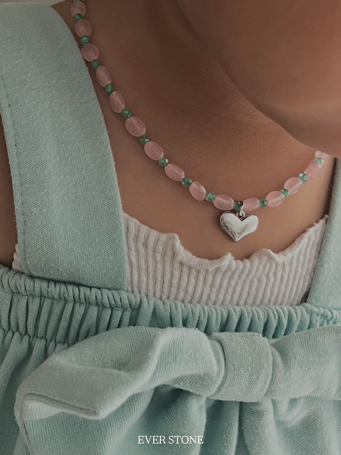 Rosy Mint Heart