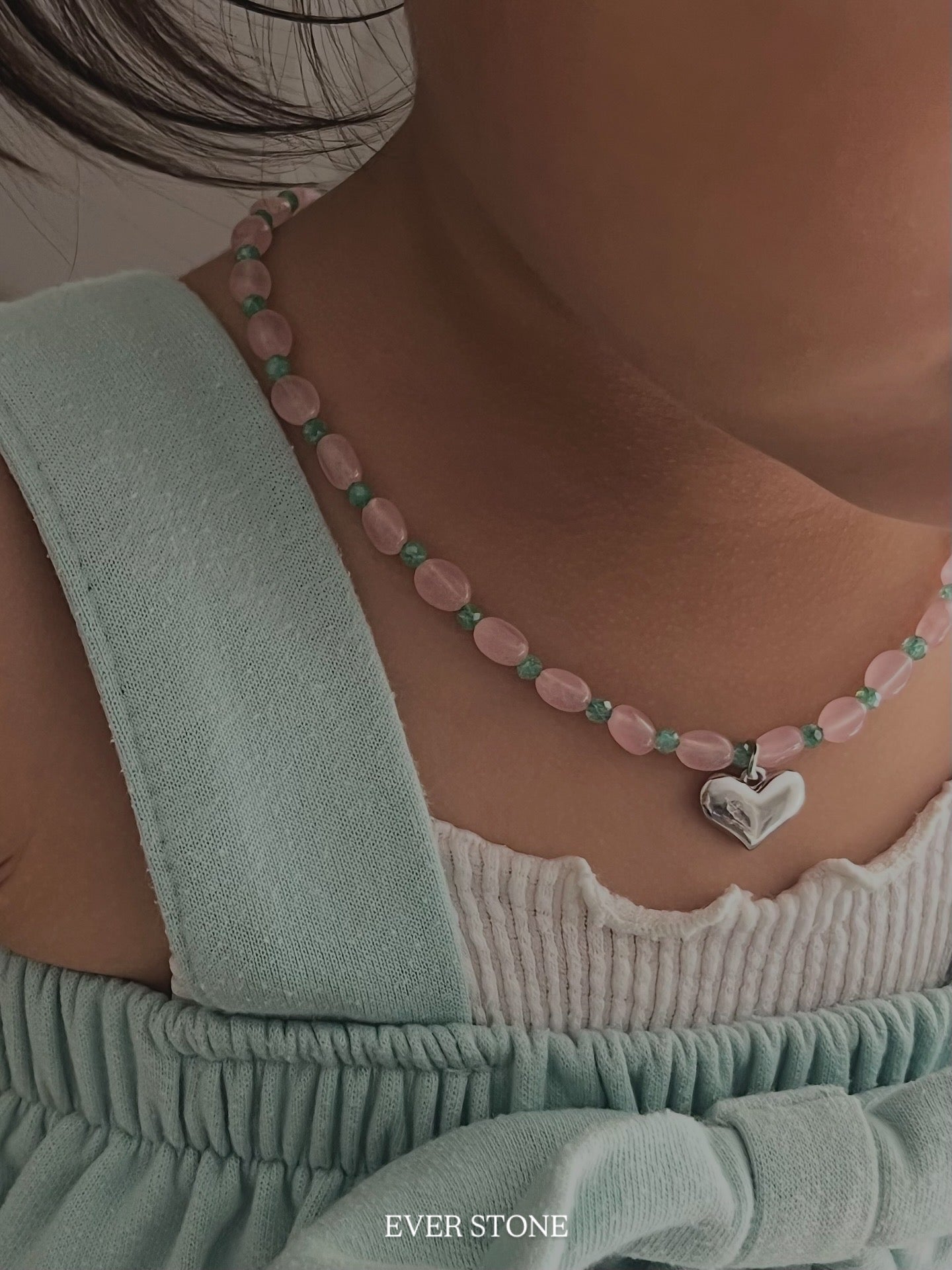 Rosy Mint Heart