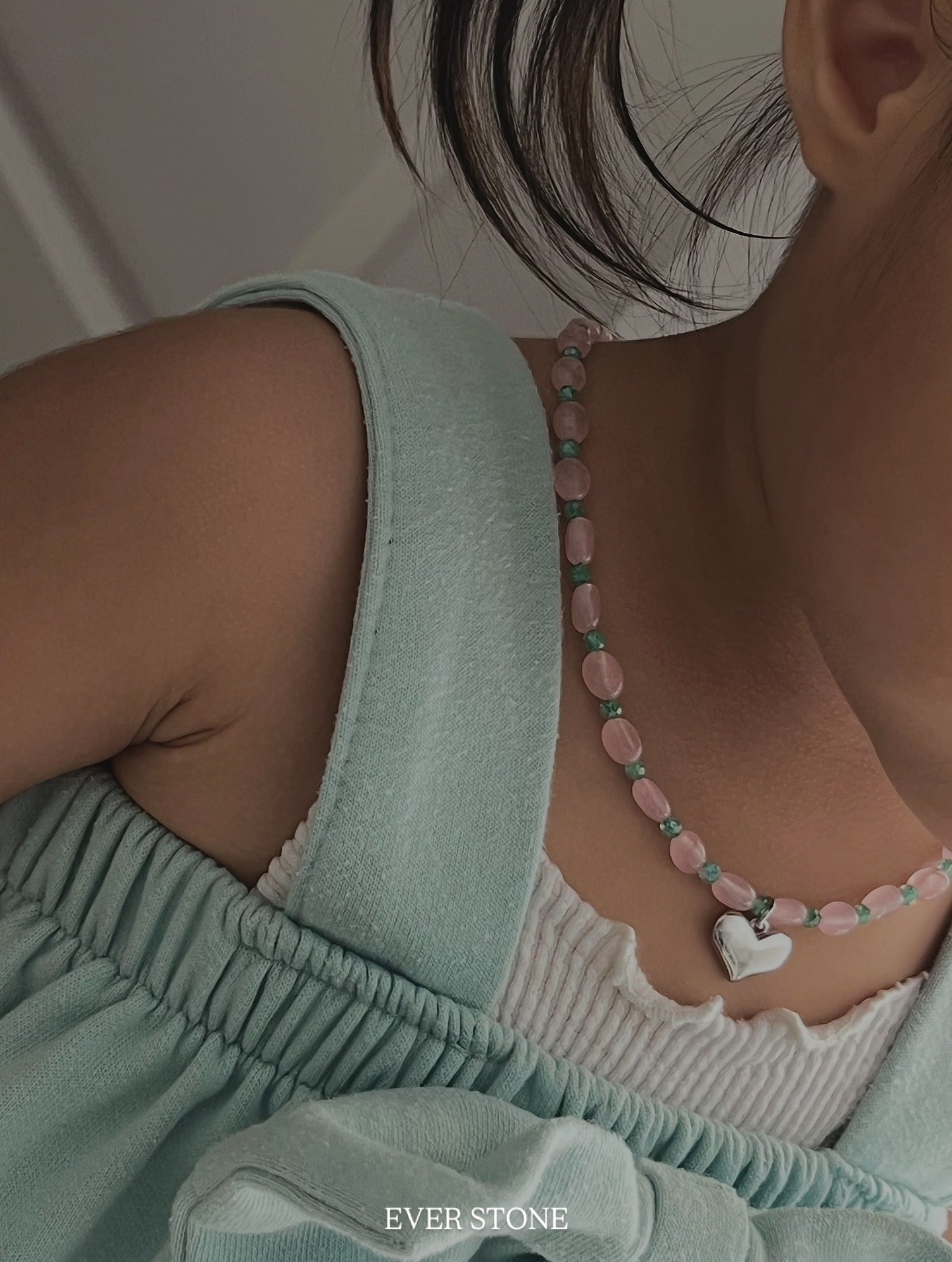 Rosy Mint Heart