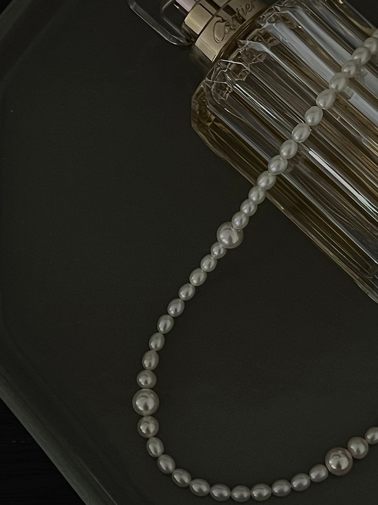 Pink Point Pearl Necklace