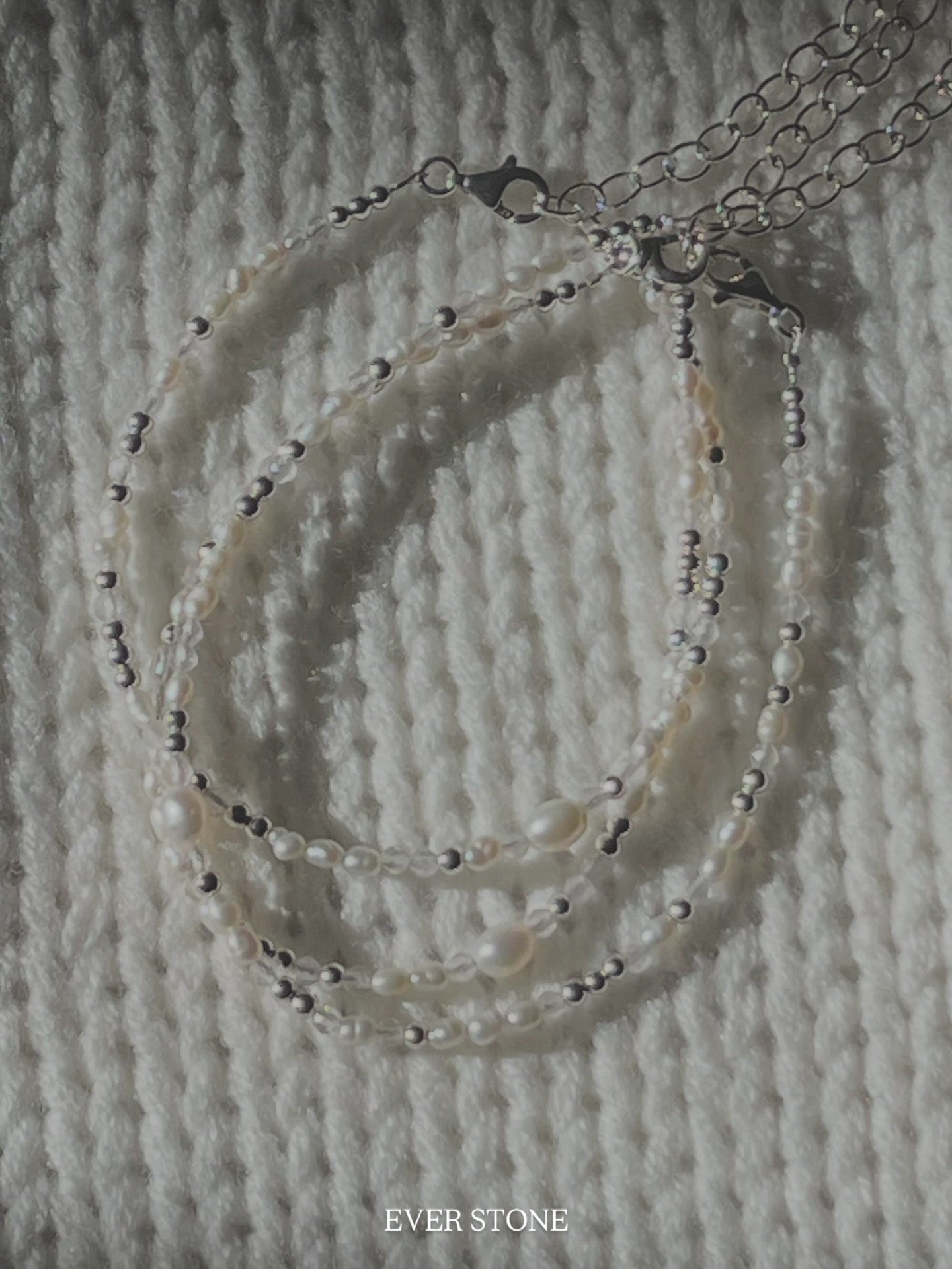 Shimmer silver bracelet