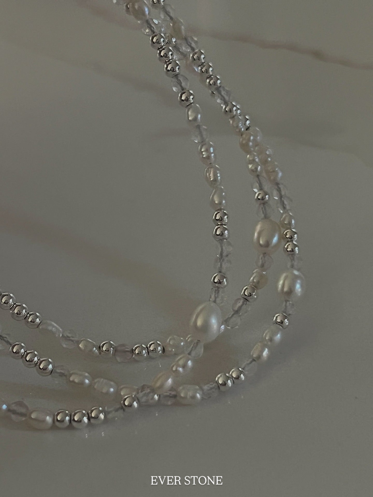Shimmer silver bracelet
