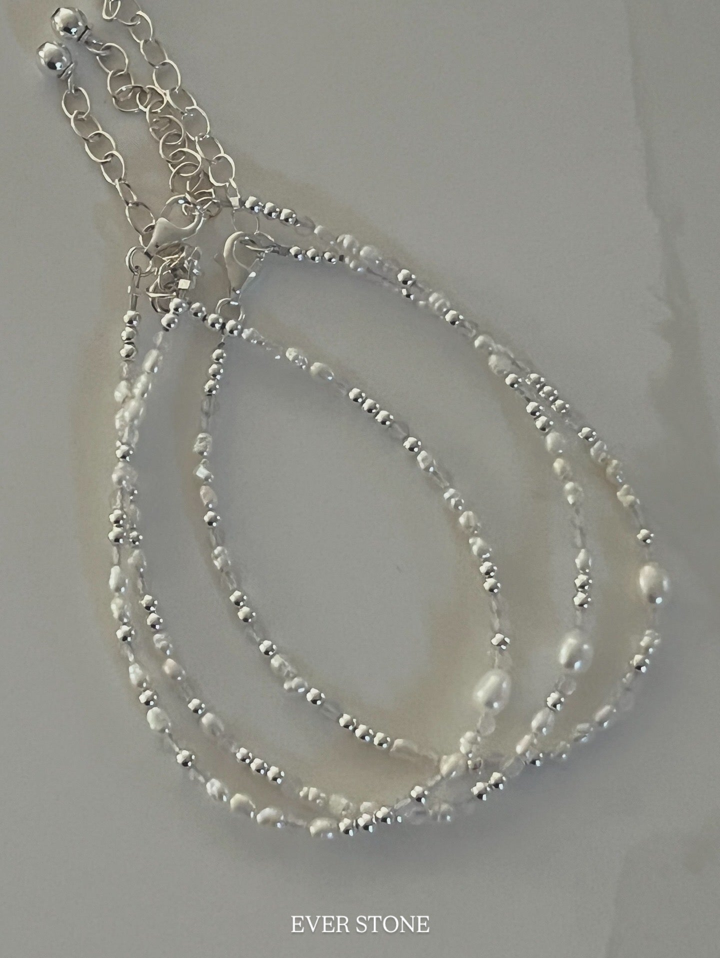 Shimmer silver bracelet