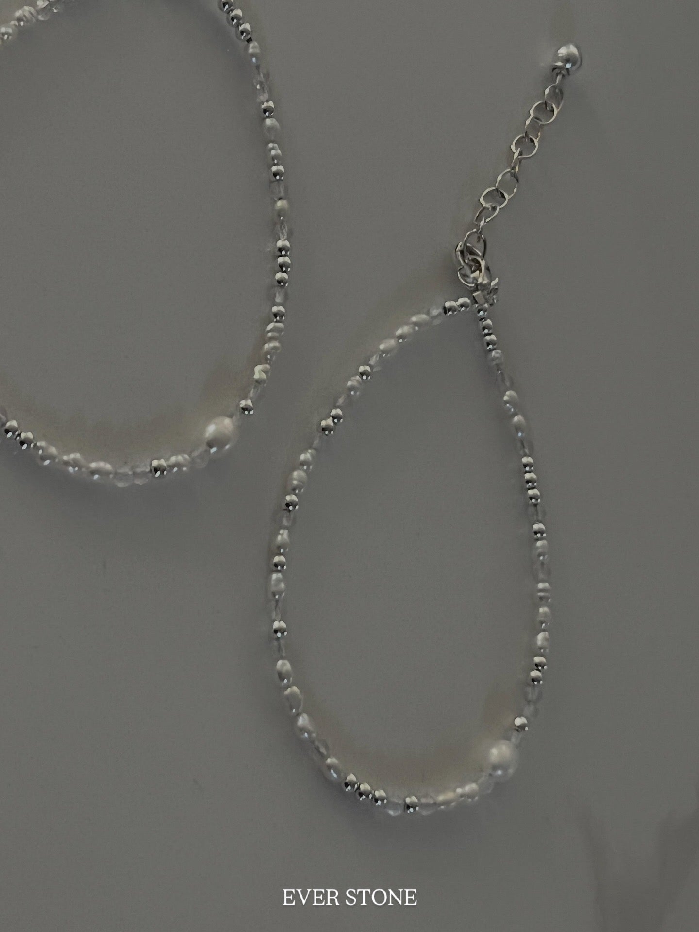 Shimmer silver bracelet