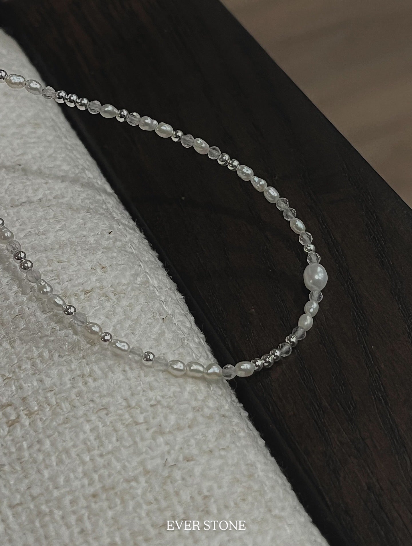 Shimmer silver bracelet