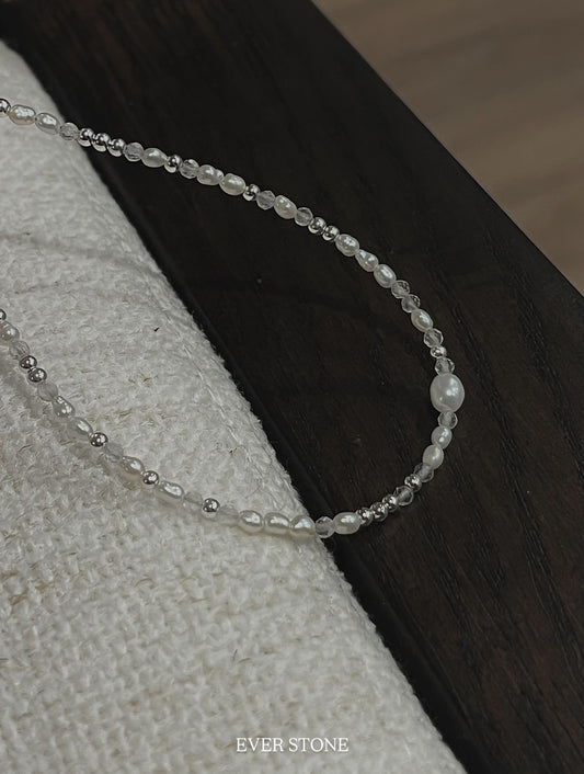 Shimmer silver bracelet