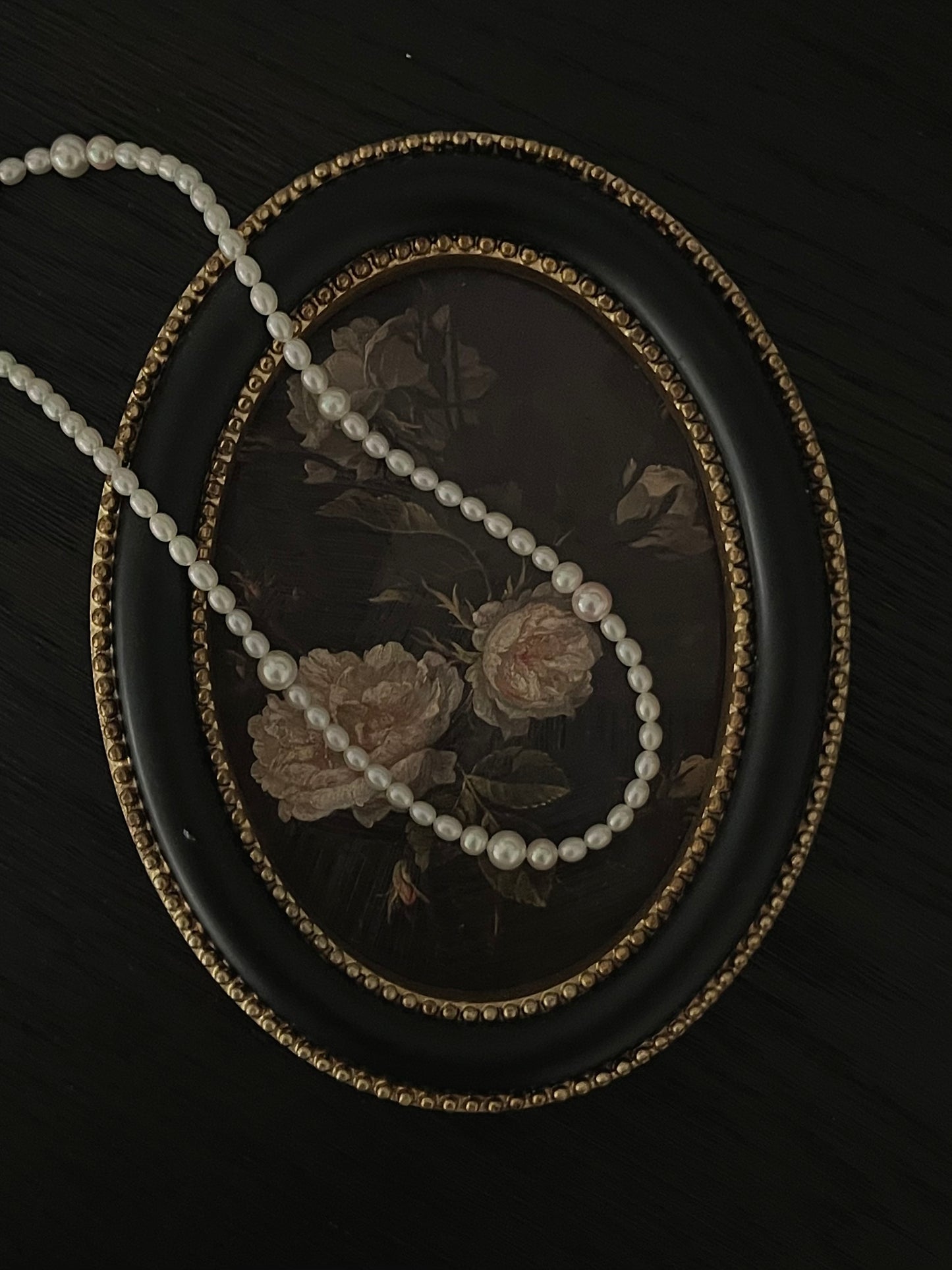 Pink Point Pearl Necklace