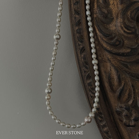 Pink Point Pearl Necklace