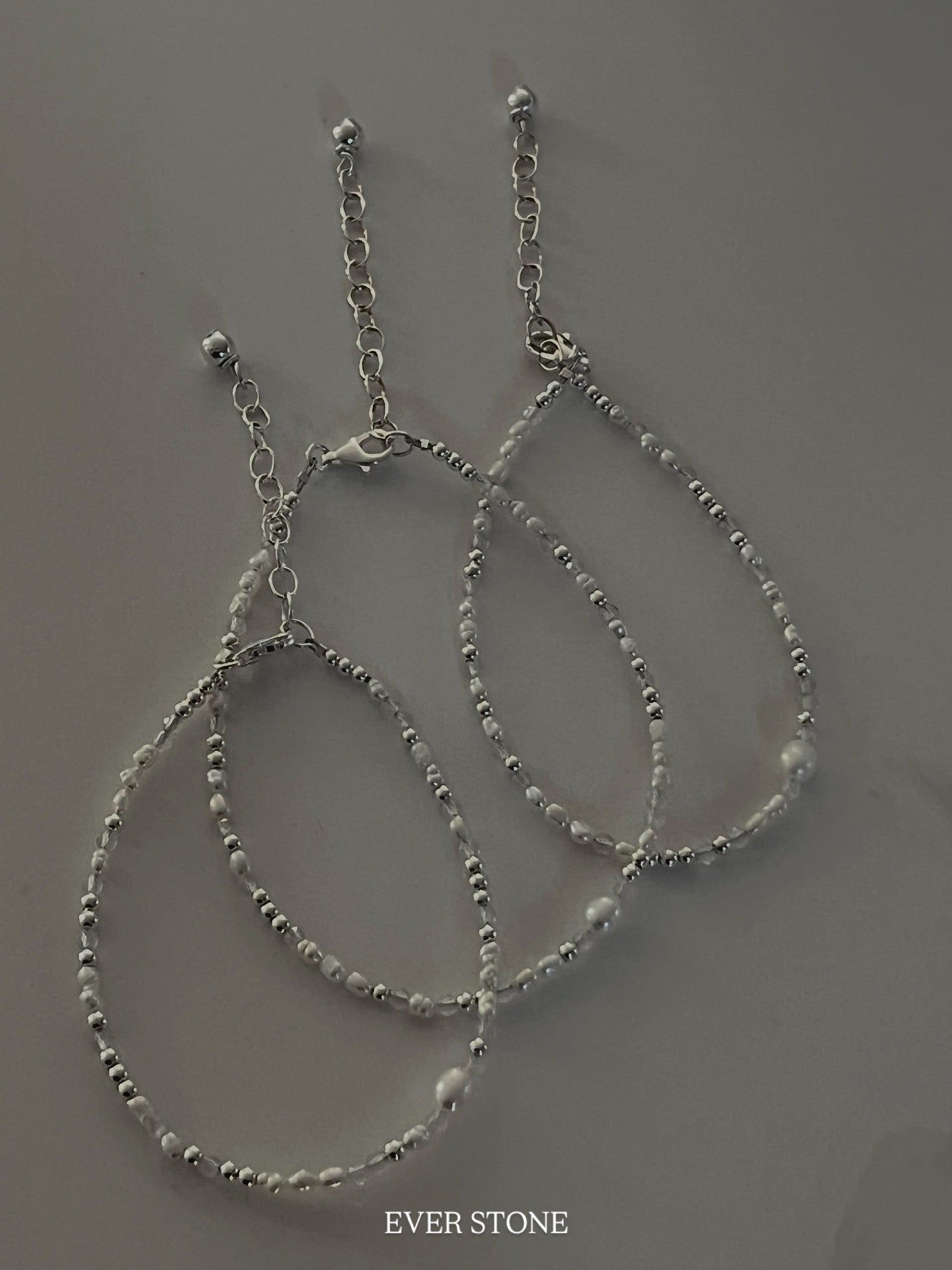 Shimmer silver bracelet